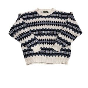 Vintage 90s American Eagle Outfitters Women's Fair Isle Sweater - Size L